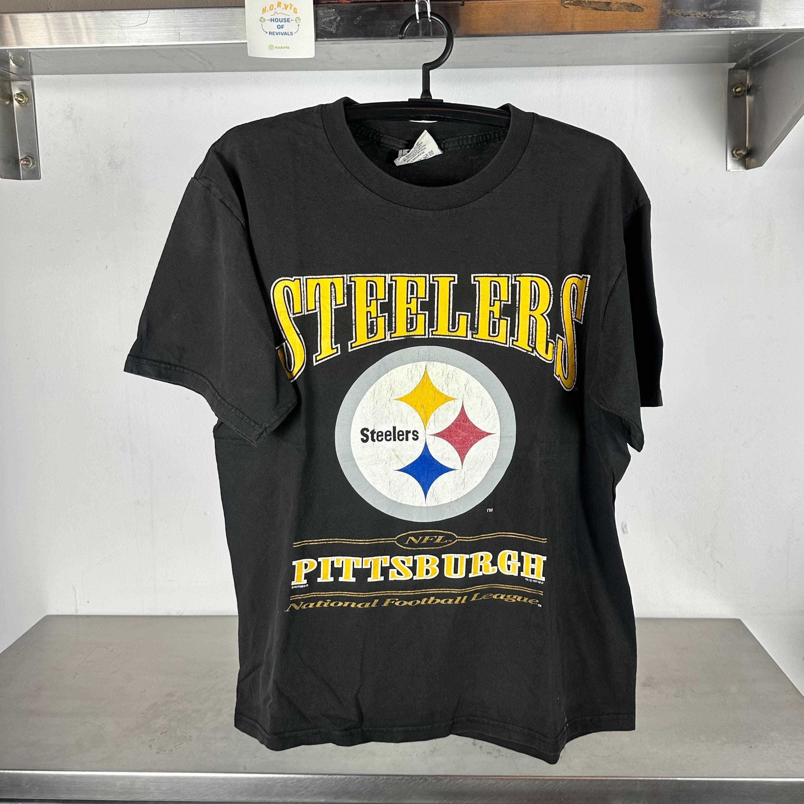 Vintage 1997 Pittsburgh Steelers Football NFL T shirt Vintage Sports Tshirts Vintage NFL Tshirts Vintage Pittsburgh Steelers Tshirts Graphic Tee – Bold Style · Trending Graphic Apparel