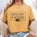 Biology Mode On Shirt Funny Biology Teacher Gift Cute Science T Shirt for Educators Students Graphic Tee – Cozy Vibes · Trending Graphic Apparel