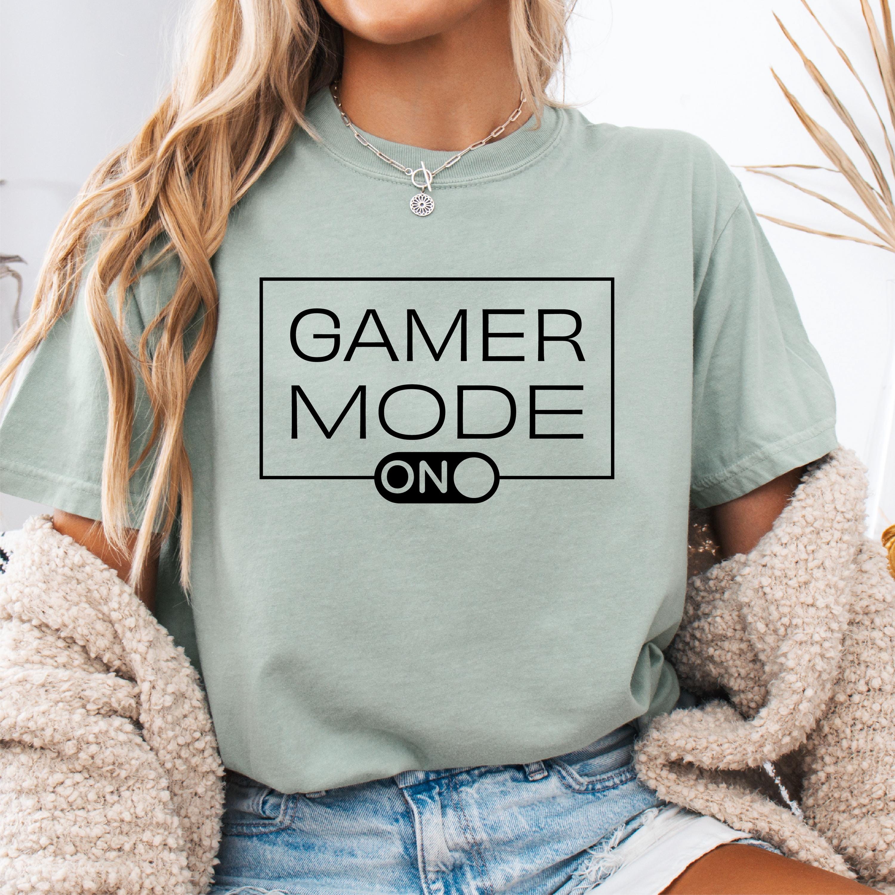 Gamer Mode One Shirt Funny Gift for Video Game Lovers Cool Gaming Tee Perfect for Gamers Birthdays Graphic Tee – Soft Feel · Perfect For Daily Wear