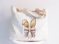 Coquette Bow Bunny Ears Tote Bag Cute Bunny Totes Rabbit Tote Bag Happy Easter Day Gift Coquette Easter Tote Bags Cute Easter Tote Bag Tote Bag – Cozy Vibes · Trending Graphic Apparel