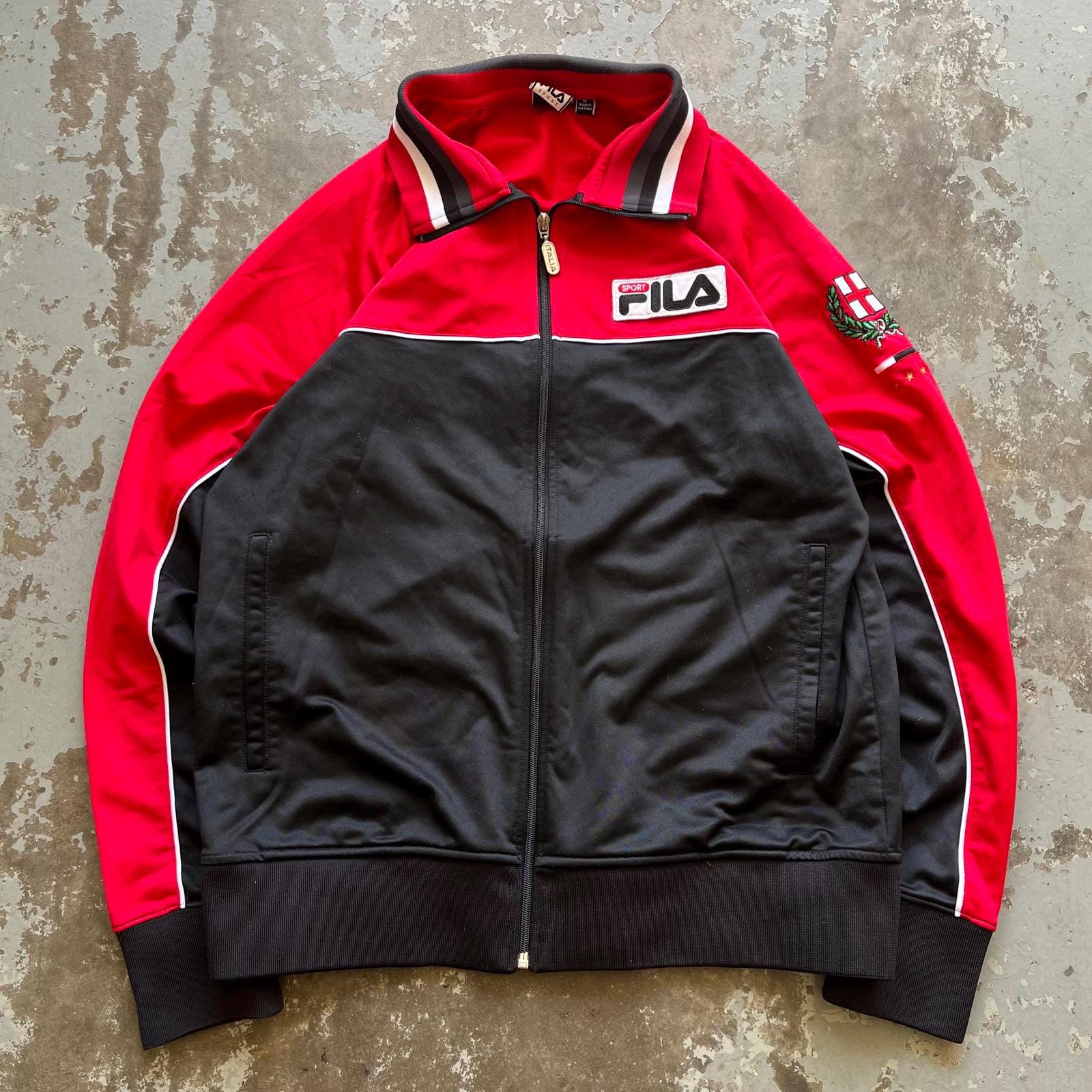 Vintage Y2K Fila Italia Italy Soccer Sports Grunge Jacket Graphic Tee – Easygoing Wear · Must-Have Style