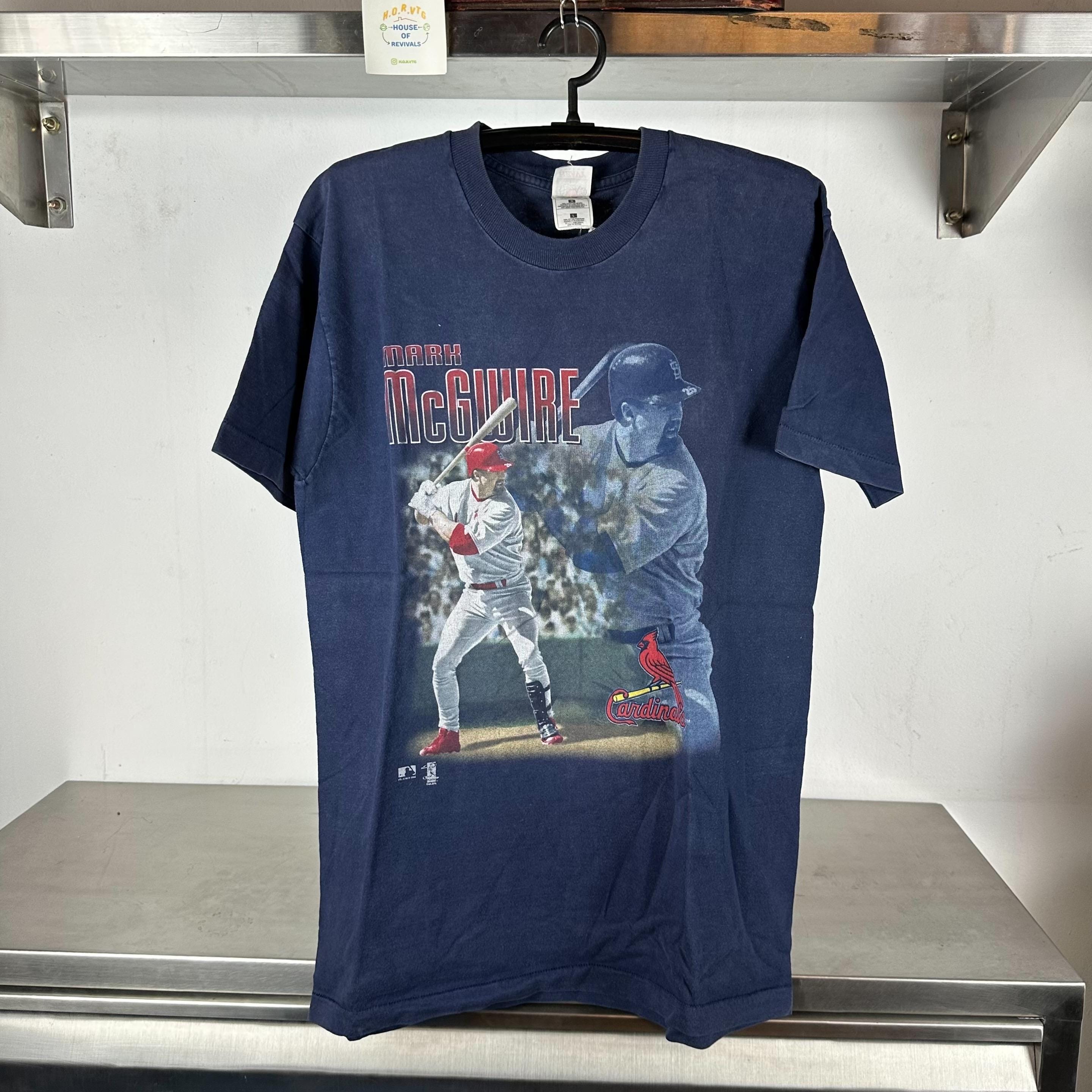 Vintage 1998 Mark McGwire St Louis Cardinals MLB Large single stitch T shirt Vintage Sports shirt MLB shirt St Louis Cardinals shirt Graphic Tee – Feel-Good Design · High-Quality Print