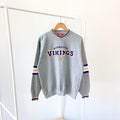 90s Minnesota Vikings football NFL gray sweatshirt M Sweatshirt – Fan Favorite · High-Quality Print
