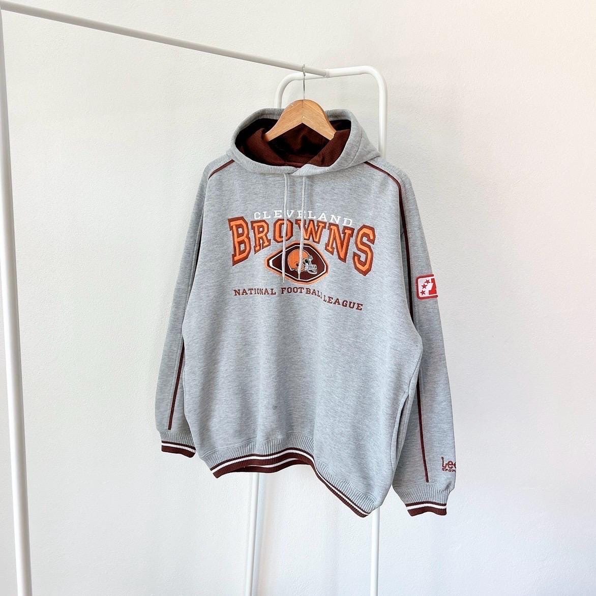 Vintage 90s Cleveland Browns football Lee sport gray hoodie M Hoodie – Feel-Good Design · Perfect For Daily Wear