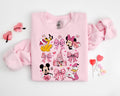 Coquette Bows Mickey and Friends Disney Happy Valentine39s Day Shirt WDW Disneyland Valentines Couple Tee Disney Love HeartFamily Trip Tee Graphic Tee – Warm & Stylish · Great Gift For Fans
