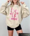 Love Like Jesus Valentines Sweatshirt Christian Mom Valentine T shirt Trendy Christian Valentines Shirt Inspirational Religious Gift Sweatshirt – Warm & Stylish · Top Pick For Any Outfit
