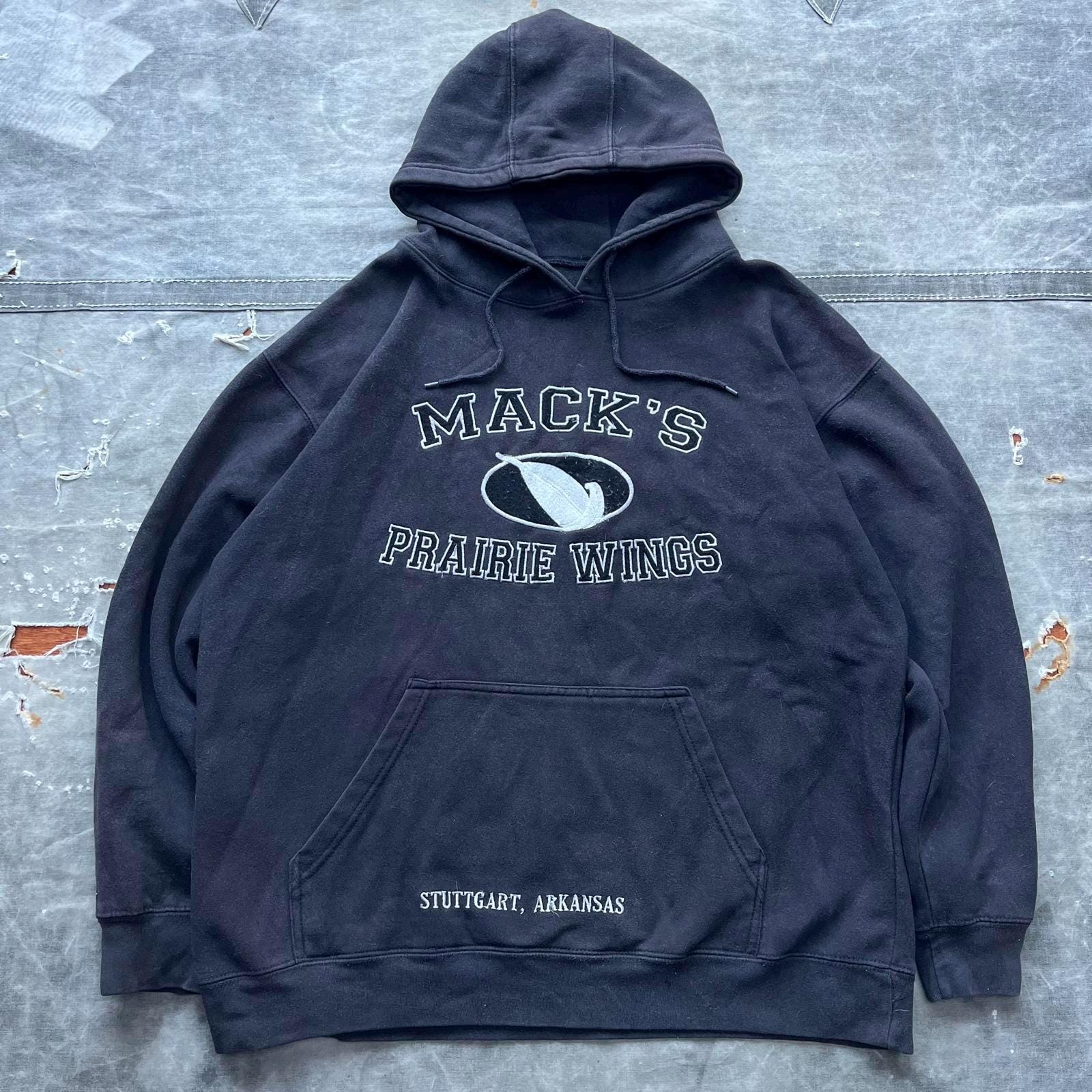 Vintage Y2K Macks Prairie Wings Grunge Arkansas Hoodie Hoodie – Easygoing Wear · Must-Have Style