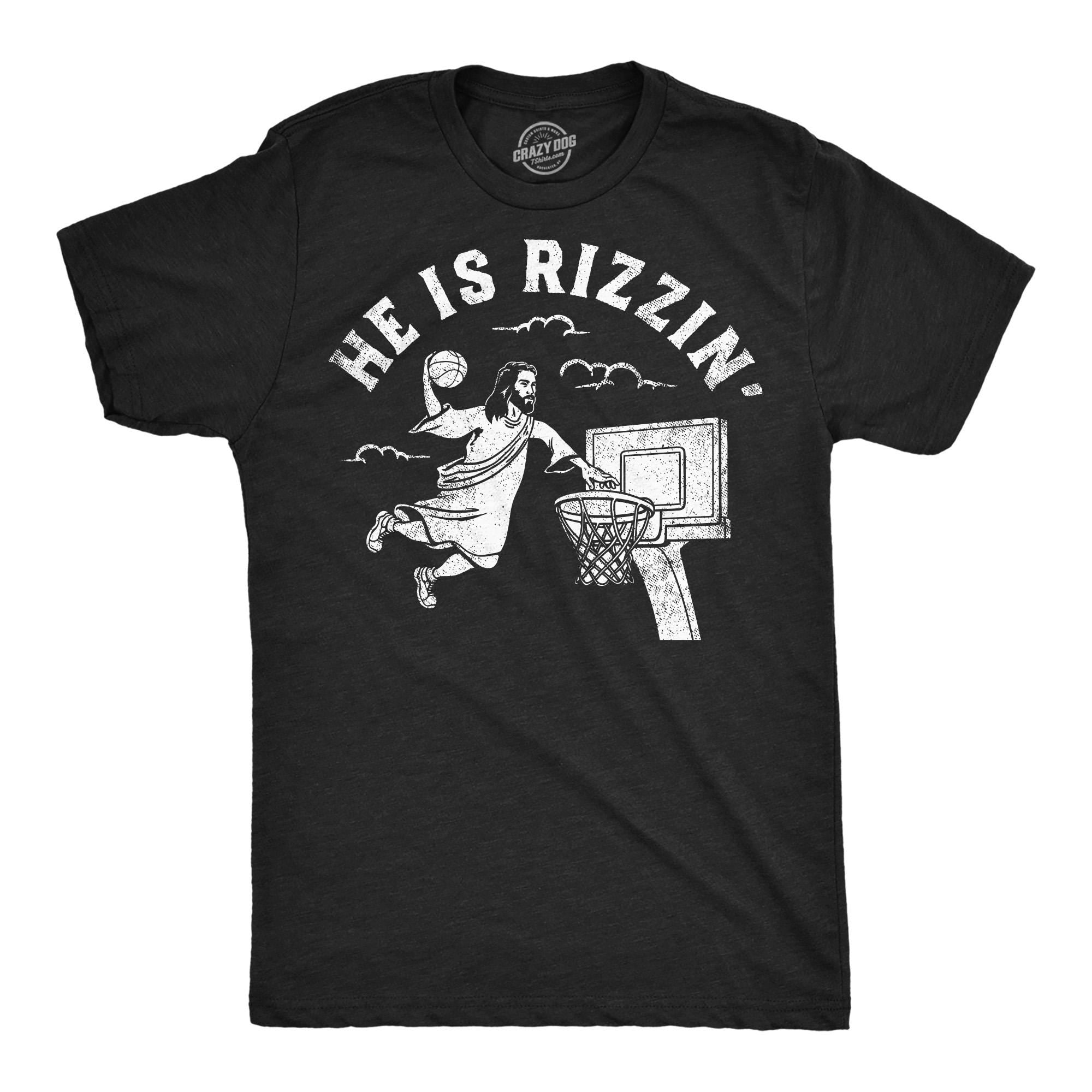 He Is Rizzin Funny Pun Shirts Faith Shirts Easter Religion ShirtHoodie Church Gospel Religious Shirts Easter Tshirts Jesus Shirts Hoodie – Feel-Good Design · High-Quality Print