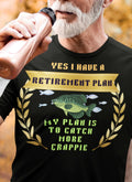 Retired Fishing Shirt Retirement Crappie Fisherman T Shirt Angler Tee Gift For Retirement Men Woman Extra Soft Unisex Softstyle T Shirt Graphic Tee – Everyday Comfort · Perfect For Daily Wear
