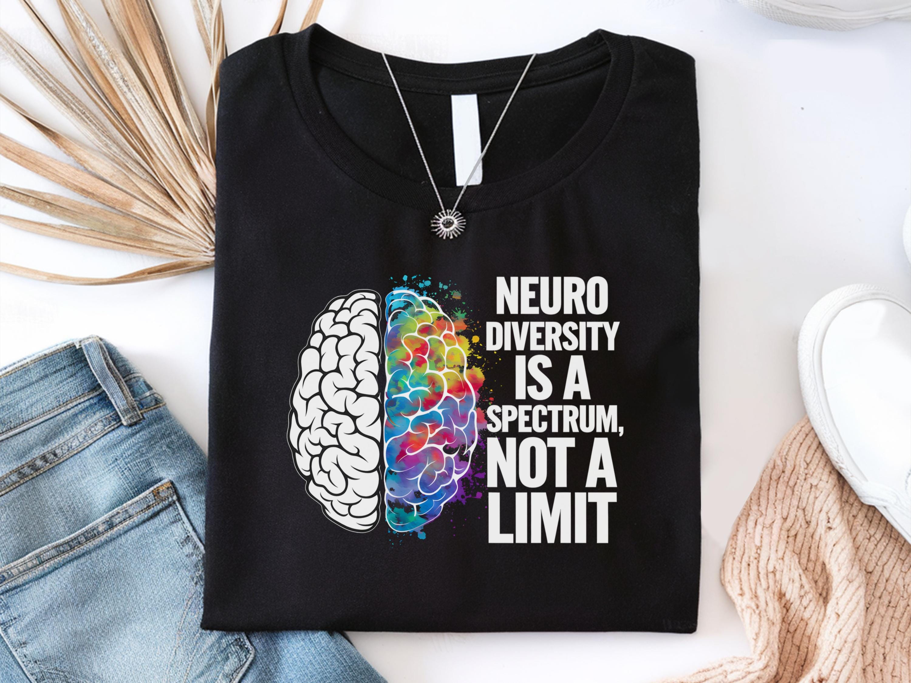 Neurodiversity T shirt Speech Therapy Teacher Special Education Mental Health Shirt Sped Teacher Shirt ADHD Shirt Graphic Tee – Feel-Good Design · High-Quality Print