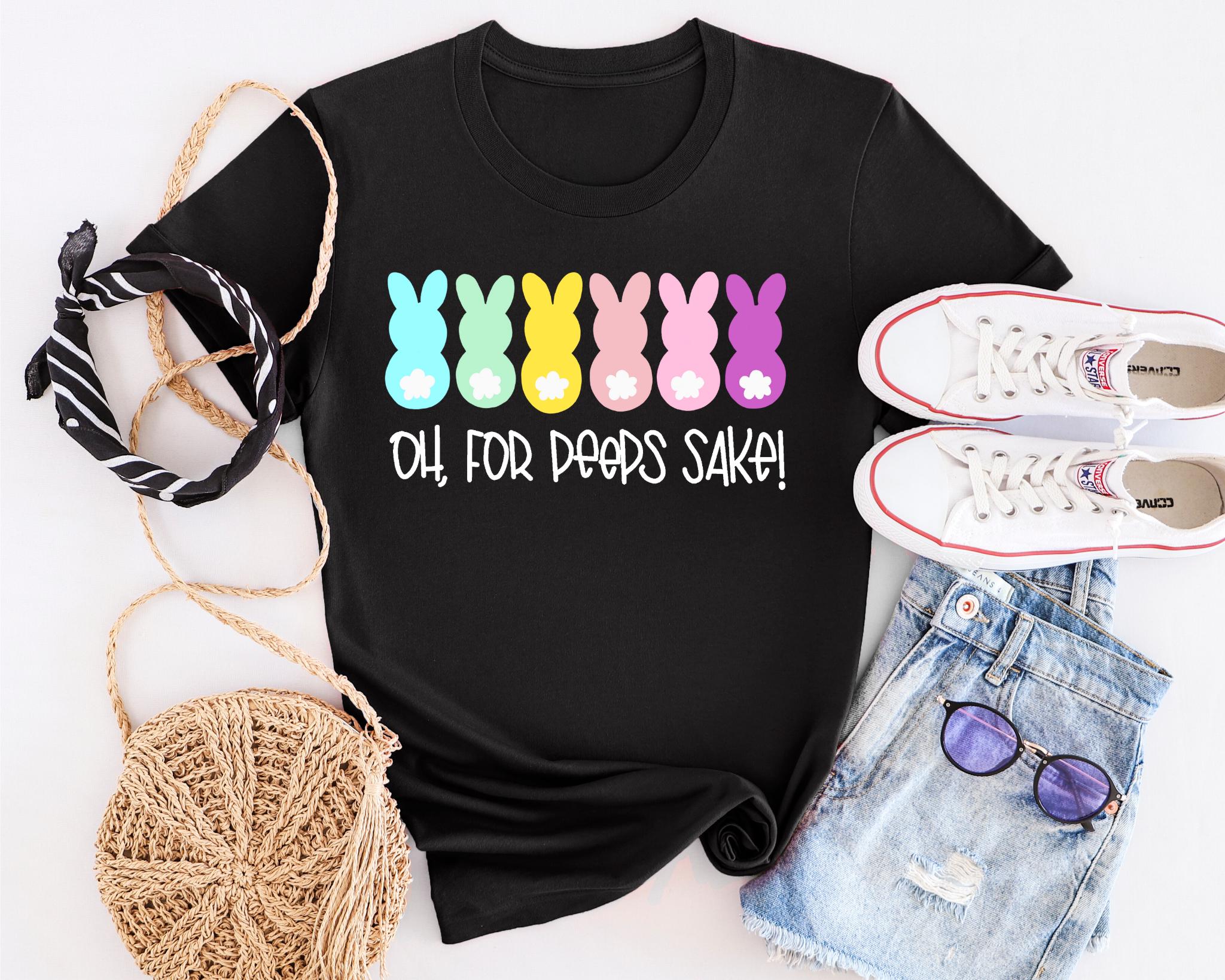 Cute Easter Shirt Easter Family T Shirt Easter Matching Tee Easter Peeps Tee Gift For Easter Day Cute Peeps Shirt Women39s shirts Graphic Tee – Everyday Comfort · Great Gift For Fans