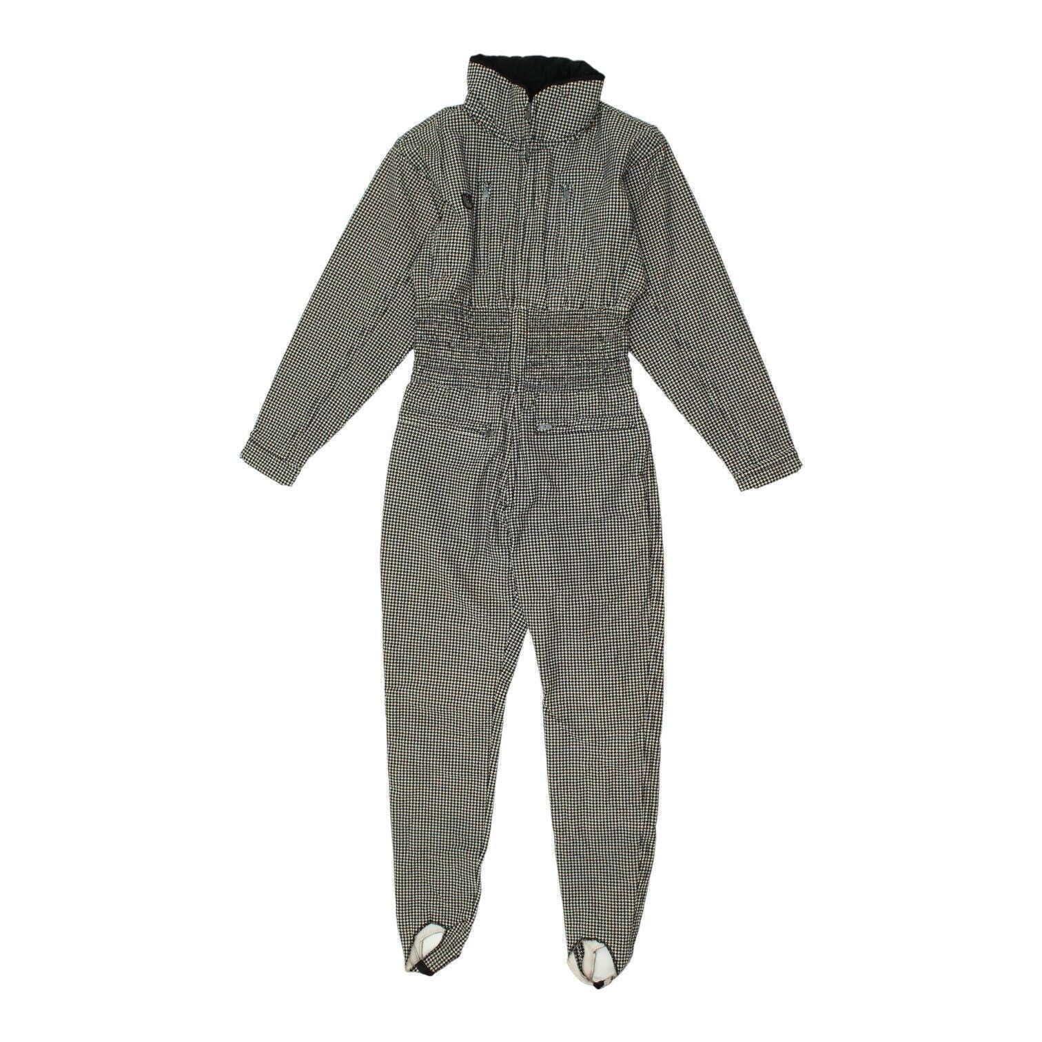 Ungaro Womens White Black Ski Suit Vintage Retro Winter Snowsuit VTG Graphic Tee – Warm & Stylish · Must-Have Style
