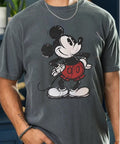 Disney Classic Mickey Mouse Shirt Retro Mickey T Shirt for Disneyland Trip Disneyland Holiday Family Matching Shirt Disney Mickey Gift Tee Graphic Tee – Aesthetic Look · High-Quality Print
