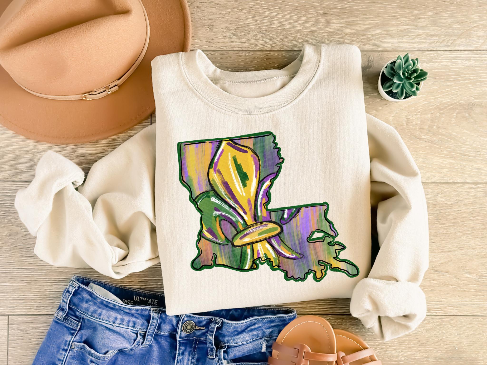 Louisiana Mardi Gras Shirt Mardi Gras Dead shirtMardi Gras Carnival Drink ShirtFat Tuesday Sweatshirt Trendy Sweatshirt Women39s shirt Sweatshirt – Cozy Vibes · Trending Graphic Apparel