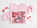 Love Like Jesus Sweatshirt Love Like Jesus Valentine Shirt Bible Verse Shirt Religious Shirt Love Jesus TeeValentine Jesus Shirt Gift Sweatshirt – Soft Feel · Top Pick For Any Outfit