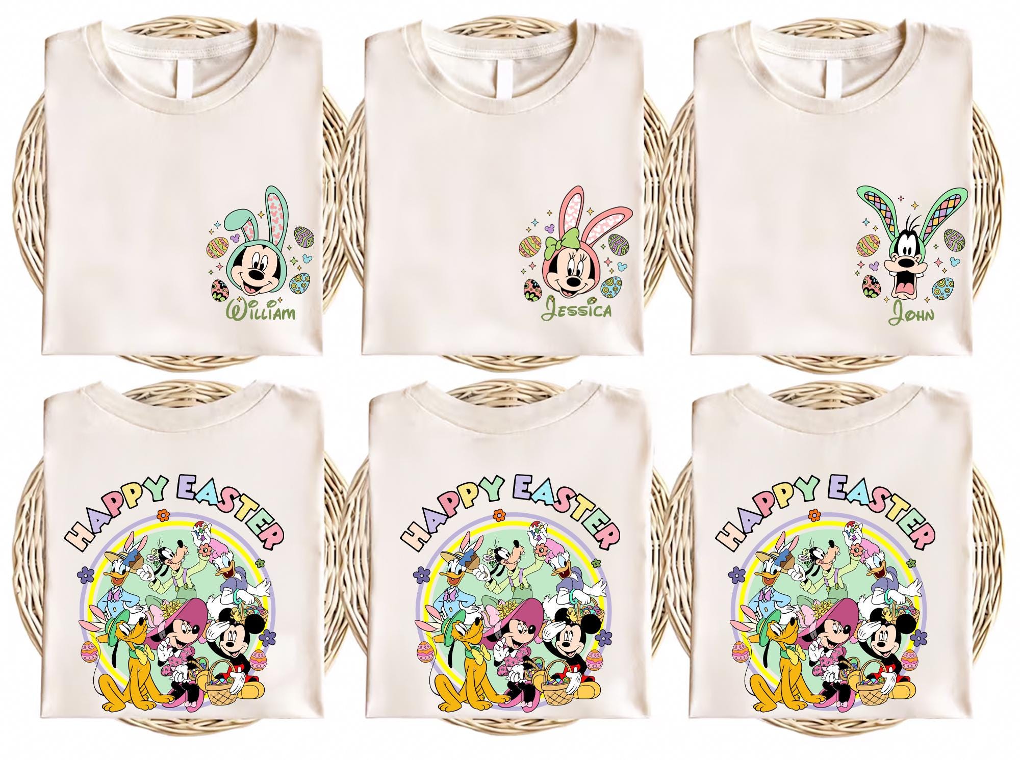 Custom Disney Easter Shirt 2025 Mickey Friends Bunny Ears Tee Disney Easter Disneyland Shirt Easter Gift Disney Family Matching Easter Tee Graphic Tee – Bold Style · Trending Graphic Apparel