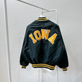 90s Iowa Hawkeyes athletics black bomber jacket XL Graphic Tee – Easygoing Wear · Great Gift For Fans
