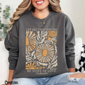 Let All That You Do Be Done In Love Sweatshirt Floral Christian Sweater Vintage Boho Bible Verse Faith Fleece Religious Inspirational Sweatshirt – Bold Style · Top Pick For Any Outfit
