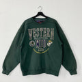 Vintage Western Illinois University Sweatshirt Western Illinois Crewneck Illinois Sweater Western Illinois Leathernecks Print Logo Large Sweatshirt – Everyday Comfort · Trending Graphic Apparel