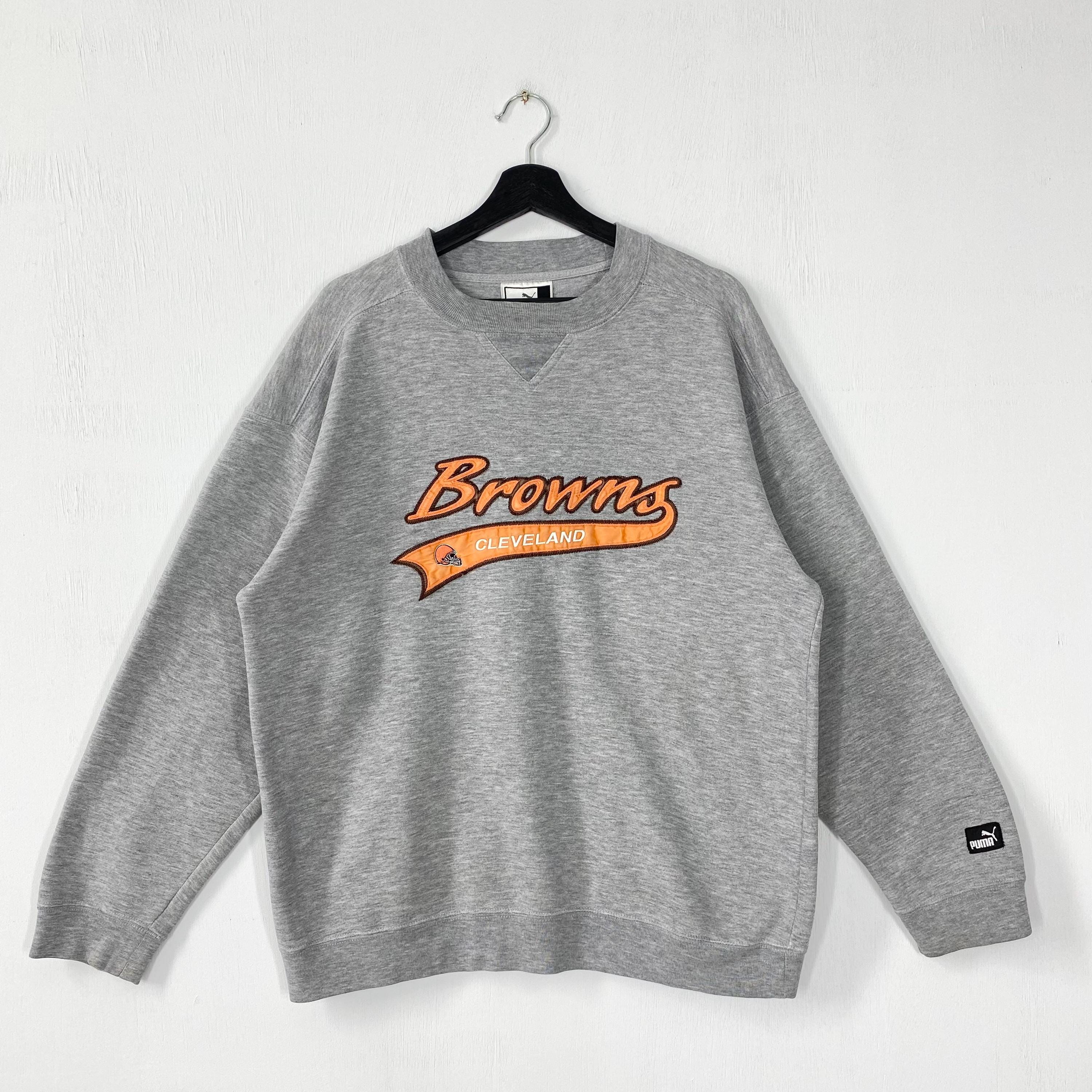 Vintage 90s Cleveland Browns Sweatshirt Cleveland Browns Crewneck Browns Sweater Sportswear NFL Cleveland Browns Embroidered Logo Medium Sweatshirt – Cozy Vibes · Great Gift For Fans