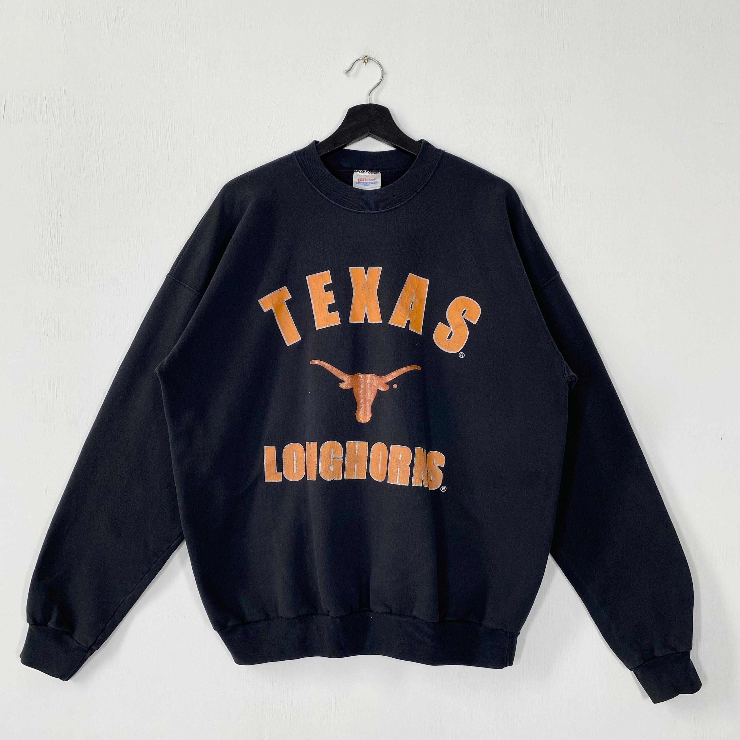 Vintage University Texas Sweatshirt University Texas Crewneck Texas Sweater Pullover Texas Longhorns Print Logo Black XLarge Sweatshirt – Bold Style · Top Pick For Any Outfit