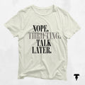 Nope Thrifting Talk Later Shirt Funny Tee for Thrift Store Lovers Unique Gift Idea Sustainable Fashion Apparel Graphic Tee – Easygoing Wear · Great Gift For Fans