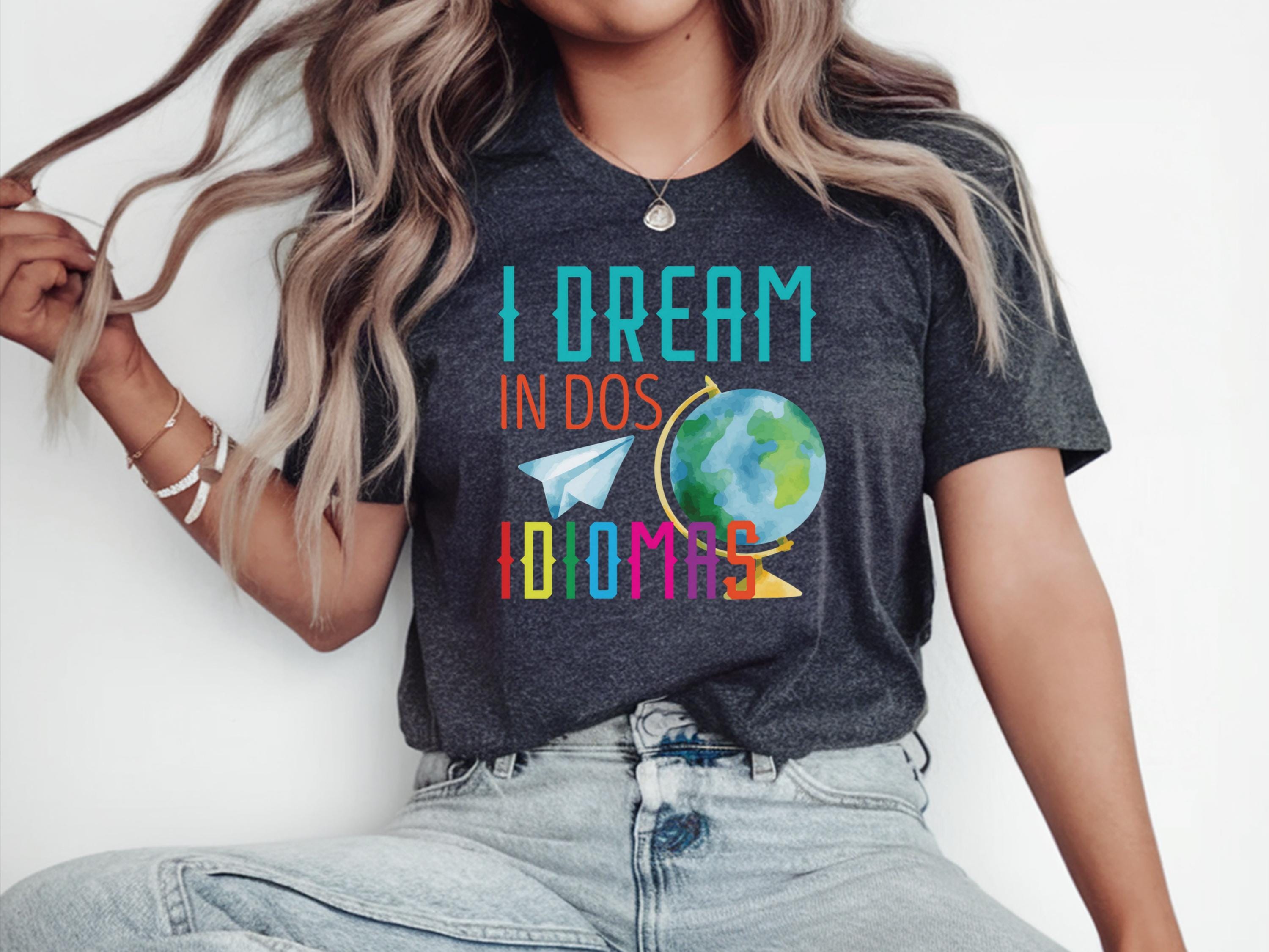 Dual Language Teacher Shirt Bilingues Shirt Teachers Shirts Dual Language Gift For Spanish Teacher Maestra Shirt Dual Language Shirt Graphic Tee – Aesthetic Look · Top Pick For Any Outfit