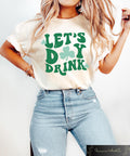 Retro St Patricks Day T shirt St Patricks Vibes Shirt Let39s Day Drink Sweatshirt Irish Day Gift Lucky Shamrock Outfit Day Drinking Tee Sweatshirt – Easygoing Wear · Top Pick For Any Outfit