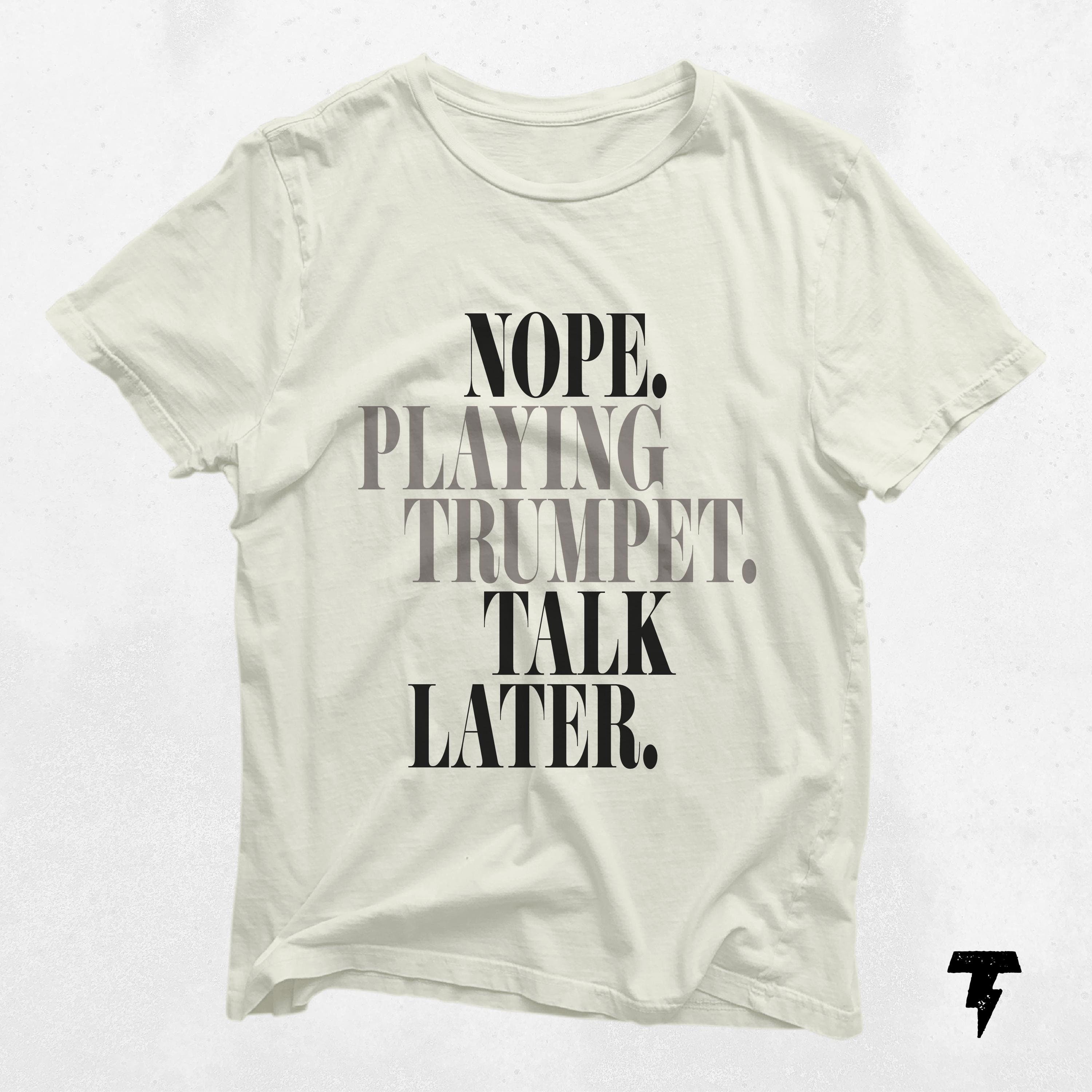 trumpet accessories marching band shirt trumpet shirt gift for trumpet player trumpet lover trumpet player gift band teacher gifts Graphic Tee – Soft Feel · Top Pick For Any Outfit
