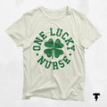 One Lucky Nurse Shirt Funny Saint Patricks Day Nurse Tee NICU Nurse PICU Nurse Nurse Practitioner Rad Onc Nurse Hem Onc Nurse Graphic Tee – Fan Favorite · High-Quality Print