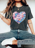 Retro Comfort Easter T shirt Easter Heart Sweatshirt Brushstroke Heart Easter Shirt Funny Easter Matching Gift Women39s Easter Tee Sweatshirt – Easygoing Wear · Great Gift For Fans