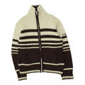 Puma Mens Knit Jacket Vintage Brown Beige Full Zip Designer Long Sleeve Stripe Graphic Tee – Cozy Vibes · Must-Have Style