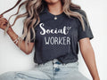 Social Worker Shirt Social Worker Therapist Shirt Social Worker Shirt Retro Gift For Social Worker Social Worker Gift For Her Graphic Tee – Premium Graphic · Great Gift For Fans