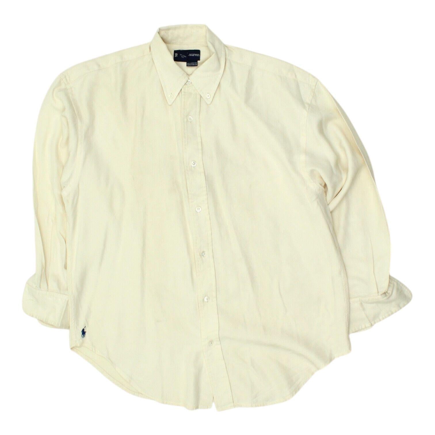 Ralph Lauren Beige Shirt Vintage Womens Button Down Collar Designer Formal Graphic Tee – Premium Graphic · Trending Graphic Apparel