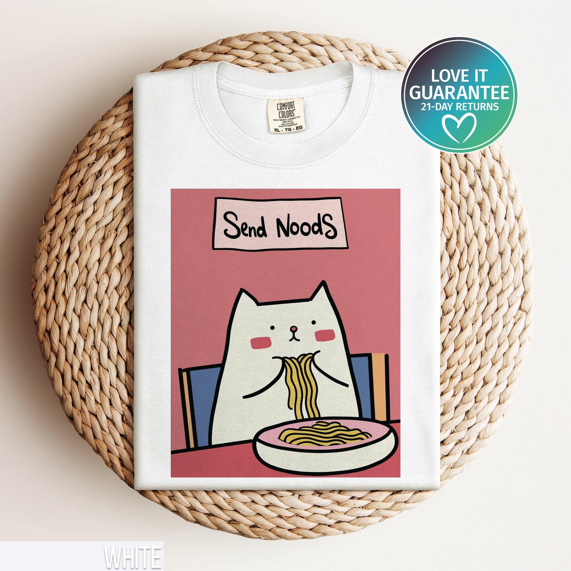 Ramen Cat Shirt Foodie Shirt Kawaii Shirt Cat Themed Gifts Funny Cat Shirt Cat Mom Shirt Anime Shirt Cat Lover Japanese Shirt Graphic Tee – Warm & Stylish · Trending Graphic Apparel