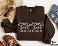 Labor and Delivery Christmas Crewneck Sweatshirt Gingerbread Nurse Doctor Crew RN Sweater Holiday Gift Sweatshirt – Warm & Stylish · High-Quality Print