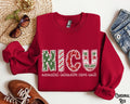 NICU Nurse Christmas Sweatshirt Neonatal Intensive Care Unit Sweater Fleece Doctor Crew Retro Vintage Holiday Gift for NICU Nurse Sweatshirt – Warm & Stylish · High-Quality Print