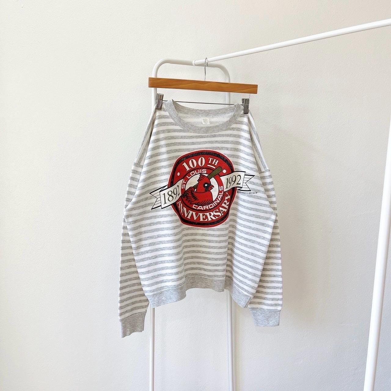 Vintage 90s St Louis Cardinals baseball Made in USA Vintage 1992 gray sweatshirt XL Sweatshirt – Fan Favorite · Top Pick For Any Outfit