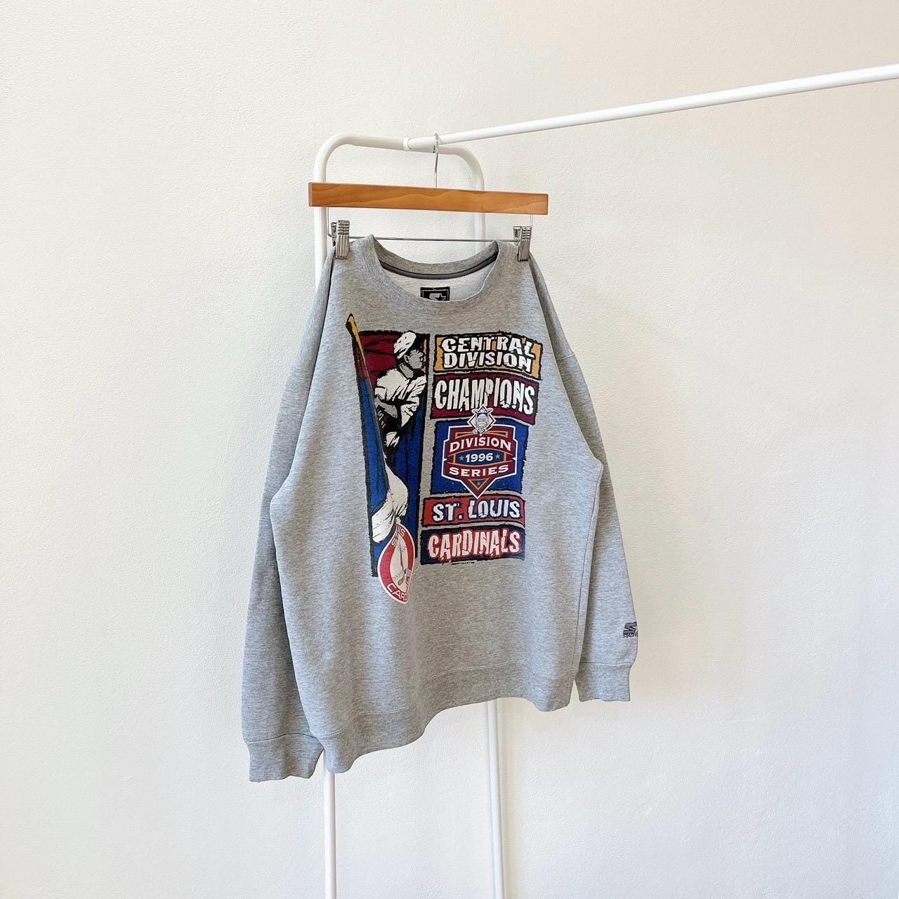 Vintage 90s St Louis Cardinals baseball Made in USA Starter gray sweatshirt L Sweatshirt – Fan Favorite · High-Quality Print