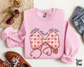 NICU Valentine Sweatshirt Neonatal Intensive Care Unit Valentine39s Day Coquette Hearts Bow Doctor RN Nurse Sweater Gift Sweatshirt – Aesthetic Look · Must-Have Style