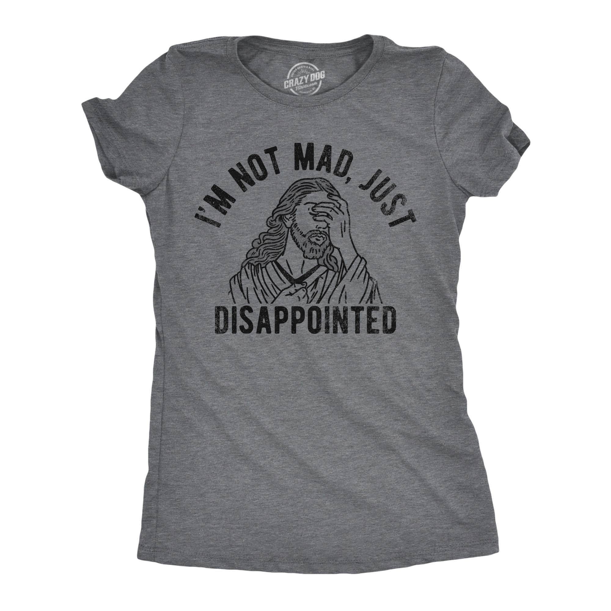 I39m Not Mad Just Disappointed God Shirts Womens Easter Religion Shirt Church Gospel aster Shirts Funny Jesus Tshirts Faith Shirts Graphic Tee – Bold Style · Perfect For Daily Wear
