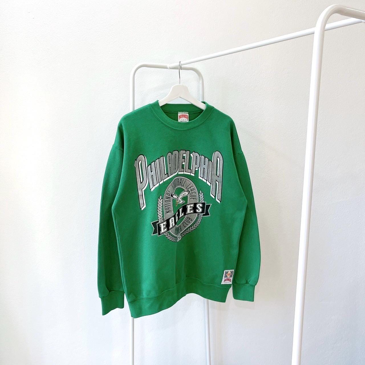 Vintage 90s Philadelphia Eagles football Vintage Nutmeg mills green sweatshirt L Sweatshirt – Easygoing Wear · Must-Have Style