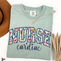 Cardiac Nurse T Shirt CVICU Varsity Tee Cardiology Vascular Heart Nurse Floral Shirt Spring Summer Cardiac Nurse Gift Graphic Tee – Everyday Comfort · Trending Graphic Apparel