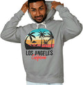 Los Angelas California Hoodie Unisex Lightweight Sweatshirt LA Hooded Pullover Men Women Teens Gift Idea Travel Fashion Hoodie – Everyday Comfort · High-Quality Print