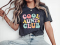 Cool Aunt Club Shirt Club New Aunt Shirt Auntie Shirt Gift For Auntie Groovy Aunt Shirt Shirt Gift For Aunt Shirt Aunt Gifted Graphic Tee – Cozy Vibes · High-Quality Print