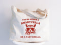 Funny Raccoon Tote Bag You39re Either a Smart Fella or a Fart Smella Funny Gift Retro Meme Tote Weird Crazy Design Cute Quirky Gift Tote Bag – Aesthetic Look · High-Quality Print