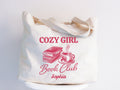 Cozy Girl Book Club Tote Bag Perfect for Book Lovers Reading Gifts Library Essentials Eco Friendly Shopping Cotton Canvas Tote Bag – Fan Favorite · Perfect For Daily Wear