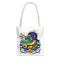 Fun Mardi Gras Alligator Tote Bag Festival Purse Unique Gift for Mardi Gras Alligator Bag Mardi Gras Parade Bag Mardi Gras Party Bag Tote Bag – Fan Favorite · Trending Graphic Apparel