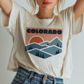 Women39s Colorado Boxy Graphic Tee Slightly Cropped Graphic Tee – Bold Style · Trending Graphic Apparel