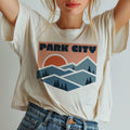 Women39s Park City Utah Boxy Graphic Tee Slightly Cropped Graphic Tee – Everyday Comfort · Great Gift For Fans